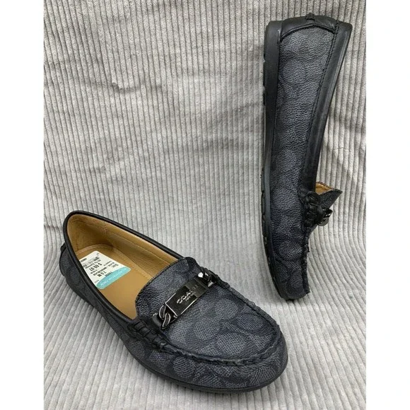 Coach | Shoes | Coach Black And Gray Loafers | Poshmark display picture 1
